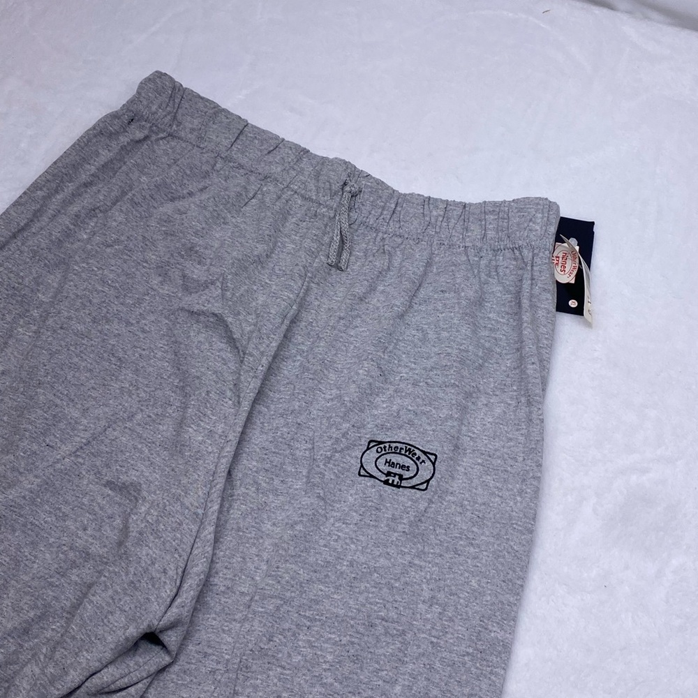 Vintage Men’s Hanes Gray Jogger SweatPants 90s With Tags Other Wear Size Xl